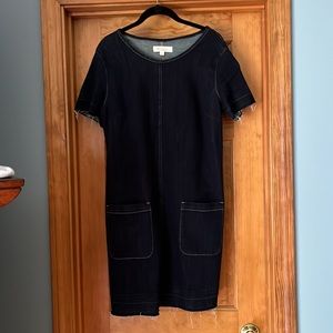 Vince Camuto denim shift dress